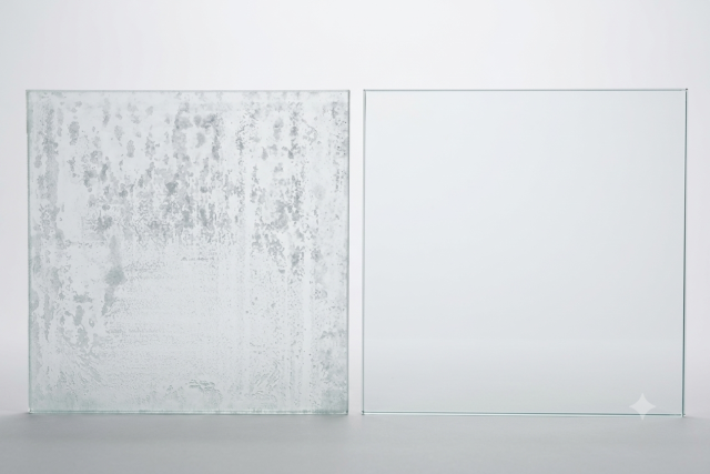 Anti-corrosion glass for the bathroom
